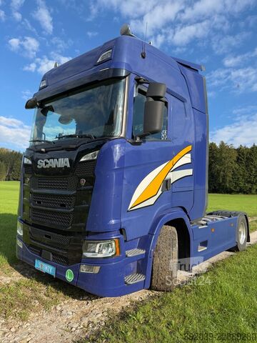 Standardowy ciągnik siodłowy SCANIA S500 VOLLAUSLASTUNG TOP ZUSTAND