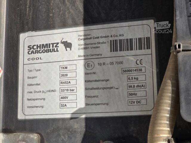Ψυκτικός ημιρυμουλκούμενος SCHMITZ CARGOBULL SCB * SCHMITZ TKM * DOPPELSTOCK * LIFT *