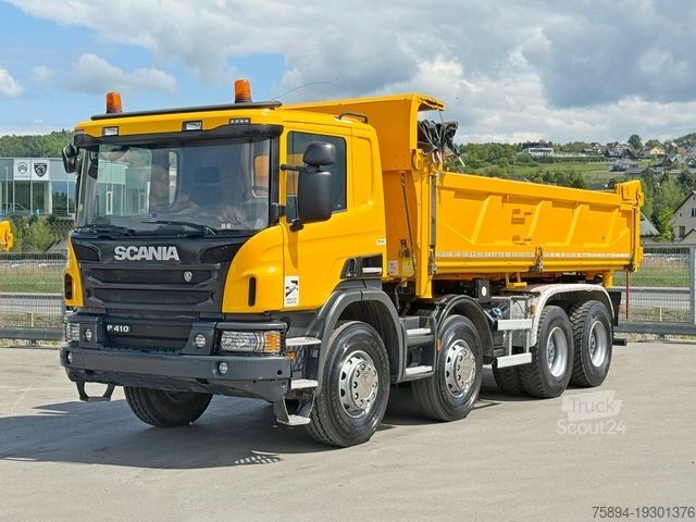 Savivartis sunkvežimis SCANIA P 410 Kipper 6,00m * 8x4 * TOPZUSTAND !