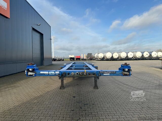 Containervervoer Contar 40 (45) FT-chassis / liftaxle / drumbrakes / NL...