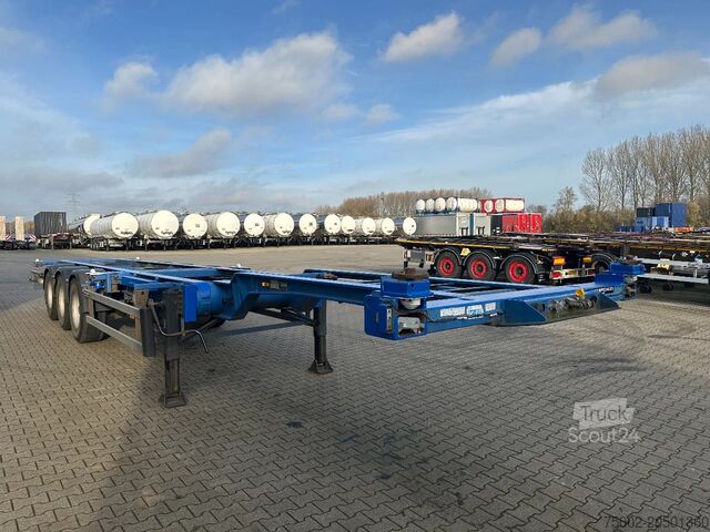 Containervervoer Contar 40 (45) FT-chassis / liftaxle / drumbrakes / NL...