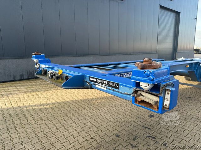 Containervervoer Contar 40 (45) FT-chassis / liftaxle / drumbrakes / NL...
