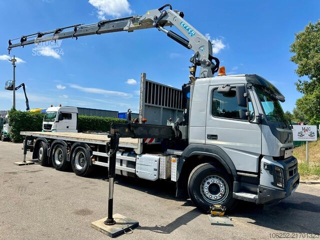 Ladepritsche Volvo FMX 330 8x4 TRIDEM PRITSCHE + KRAN EFFER 265 / ...