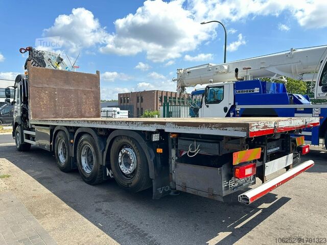 Ladepritsche Volvo FMX 330 8x4 TRIDEM PRITSCHE + KRAN EFFER 265 / ...