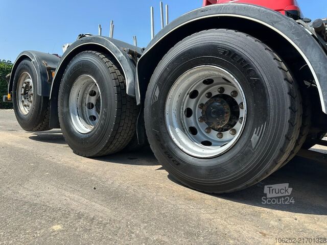 Containertransport (haakarmsysteem) MAN TGS 35.400 8x4 TRIDEM HOOKLIFT T22 + CRANE PALF...