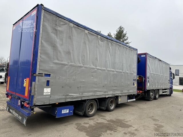 Volumetransport Mercedes-Benz Actros 2645 6x2 105m³ JUMBO + RETARDER + KRAN P...