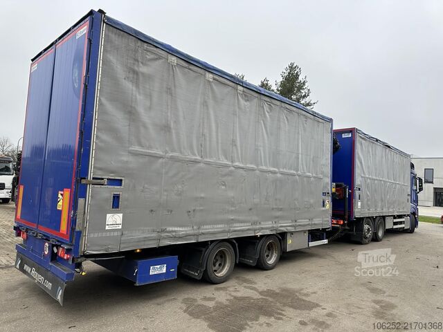 Kraanwagen Mercedes-Benz Actros 2645 6x2 105m³ JUMBO + RETARDER + CRANE ...