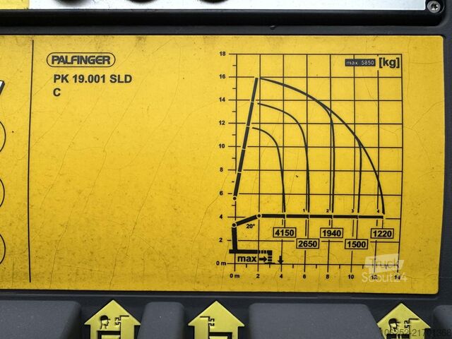 Kraanwagen Mercedes-Benz Actros 2645 6x2 105m³ JUMBO + RETARDER + CRANE ...