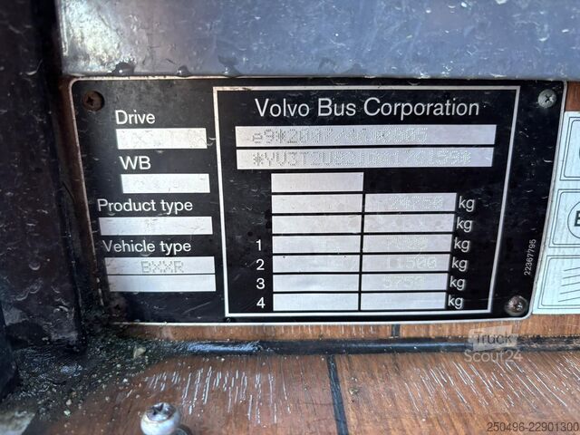  Volvo B11R 9700 HD 6x2*4 59 SEATS / AC / AUXILIARY HE...