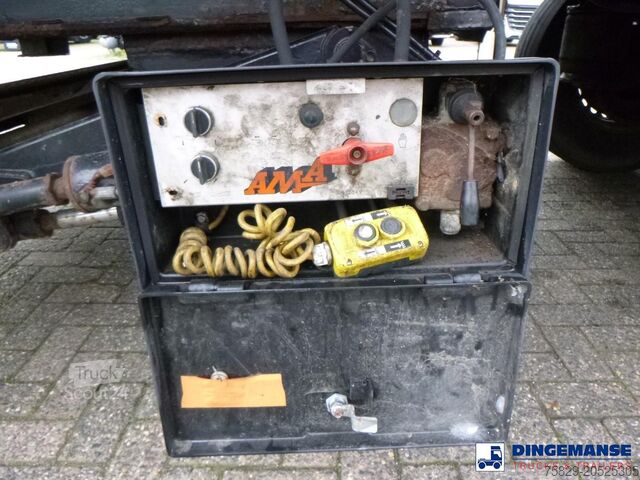 Platte bak Groenewegen 3-axle platform trailer DRO-12-27 39 t