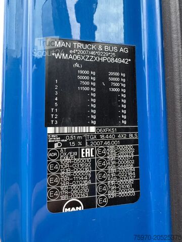 Veszélyes anyagok MAN TGX 18.440  EX/II EX/III FL OX OMA...