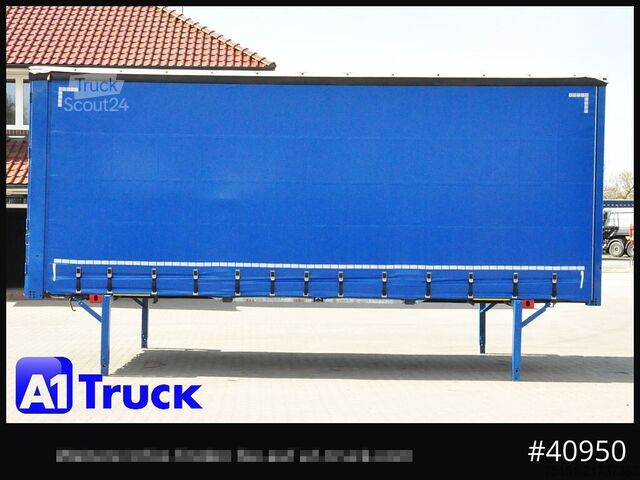 هيكل قابل للتبديل مع سطح مسطح وقماش مشمع WECON WPR 7,82 BDF Jumbo verzinkt, Code XL, neue Plane