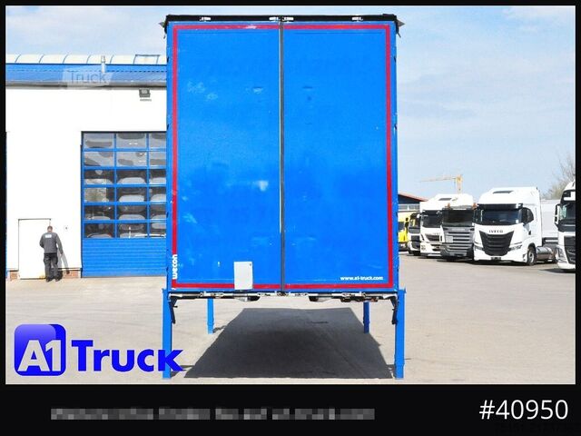 هيكل قابل للتبديل مع سطح مسطح وقماش مشمع WECON WPR 7,82 BDF Jumbo verzinkt, Code XL, neue Plane