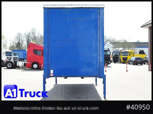 هيكل قابل للتبديل مع سطح مسطح وقماش مشمع WECON WPR 7,82 BDF Jumbo verzinkt, Code XL, neue Plane