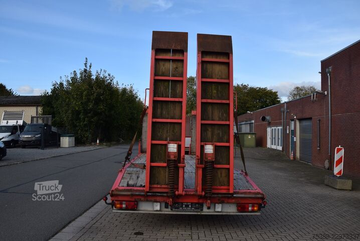 Matala lavetti perävaunu Müller-Mitteltal Tandem Tieflader Rampen 10000KG TÜV   HU NEU