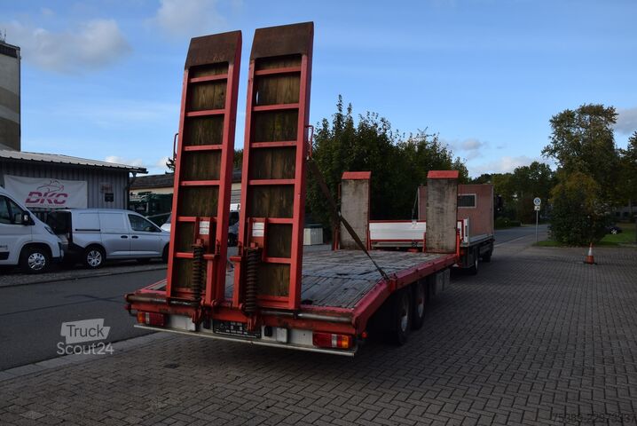 Matala lavetti perävaunu Müller-Mitteltal Tandem Tieflader Rampen 10000KG TÜV   HU NEU