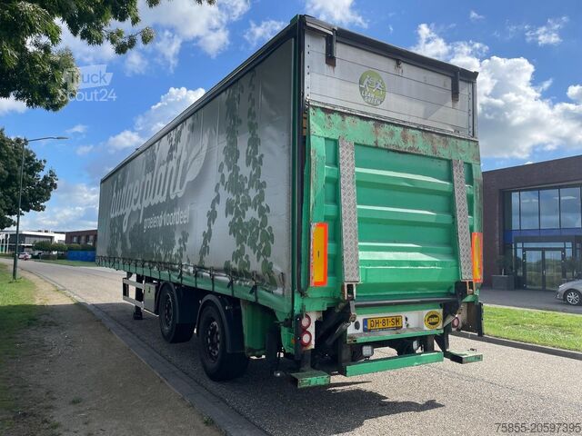 Bâché à rideaux latéraux Jumbo TO  City / 11.65 M / Steering / Liftaxle ...