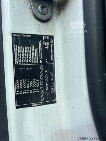Standard trekkvogn MERCEDES-BENZ ACTROS 1840, MP4