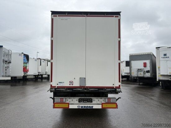 Nyitott ponyvás félpótkocsi KRONE SD PROFI LINER, 1. U 3. ACHSE LIFT, KRONE-ACHSE, EDSCHA-VERDECK