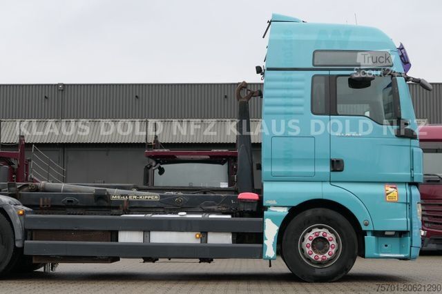 Roll-off tipper truck MAN TGX 26.440 Abrollkipper Meiller Lift-/Lenkachse