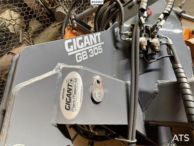 Niveleuse Gigant GB305 bakskjær - kraftig hydraulisk veghøvel/plane