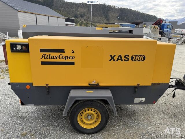 Construction equipment Atlas Copco AS 186 - Mobil dieselkompressor - modell