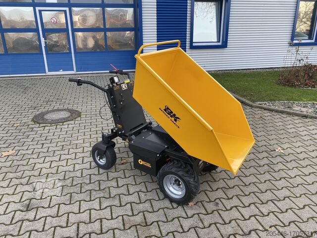 Carretilla eléctrica Minidumper 1000W Berger Kraus E-Dumper BK500HE Hydraulisch Kippbar