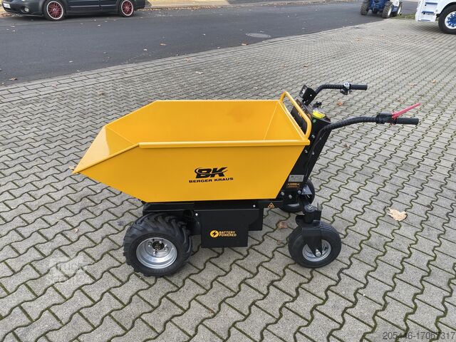 Carretilla eléctrica Minidumper 1000W Berger Kraus E-Dumper BK500HE Hydraulisch Kippbar