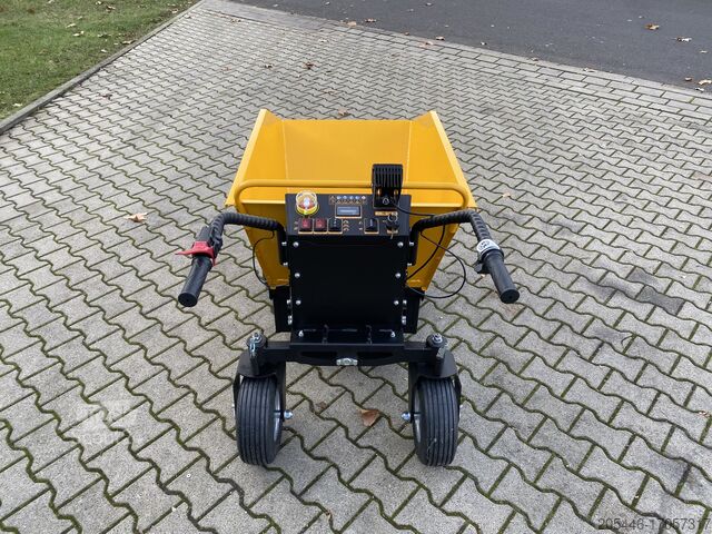 Carretilla eléctrica Minidumper 1000W Berger Kraus E-Dumper BK500HE Hydraulisch Kippbar