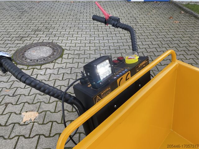 Carretilla eléctrica Minidumper 1000W Berger Kraus E-Dumper BK500HE Hydraulisch Kippbar