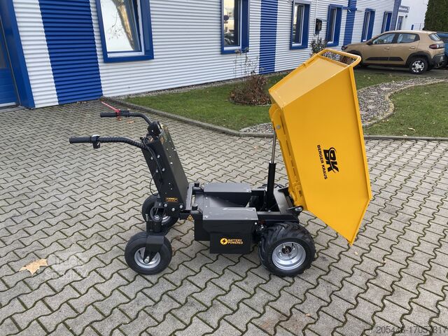 Carretilla eléctrica Minidumper 1000W Berger Kraus E-Dumper BK500HE Hydraulisch Kippbar