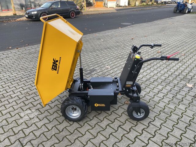 Carretilla eléctrica Minidumper 1000W Berger Kraus E-Dumper BK500HE Hydraulisch Kippbar