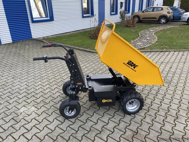 Carretilla eléctrica Minidumper 1000W Berger Kraus E-Dumper BK500HE Hydraulisch Kippbar