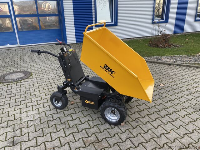 Carretilla eléctrica Minidumper 1000W Berger Kraus E-Dumper BK500HE Hydraulisch Kippbar