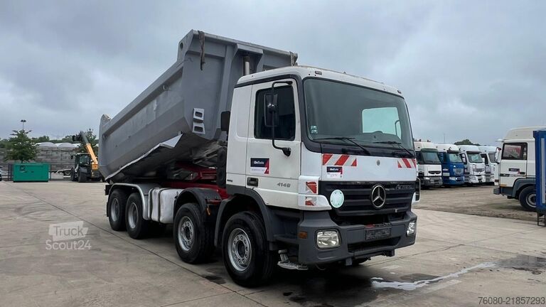 Tipper Mercedes-Benz Actros 4144 (3 PEDALES / 8X4 / LAMES / BIG AXLE...