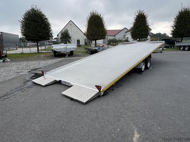 Plošinové přívěsy a univerzální transportéry SCHARFEN Typ 13 Alu Plattform/Universaltransporter
