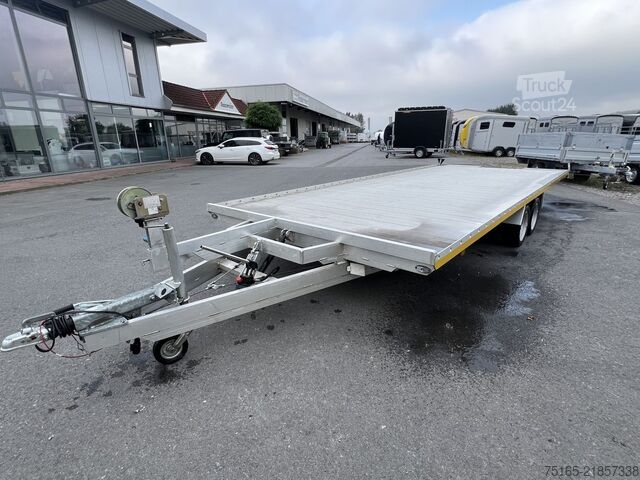 Reboque plataforma e transportador universal SCHARFEN Typ 13 Alu Plattform/Universaltransporter