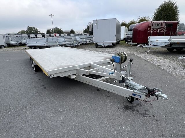 Plošinové přívěsy a univerzální transportéry SCHARFEN Typ 13 Alu Plattform/Universaltransporter