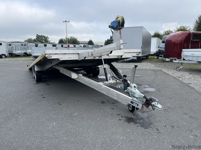 Reboque plataforma e transportador universal SCHARFEN Typ 13 Alu Plattform/Universaltransporter