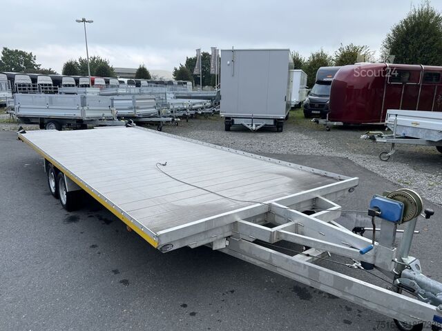 Plošinové přívěsy a univerzální transportéry SCHARFEN Typ 13 Alu Plattform/Universaltransporter