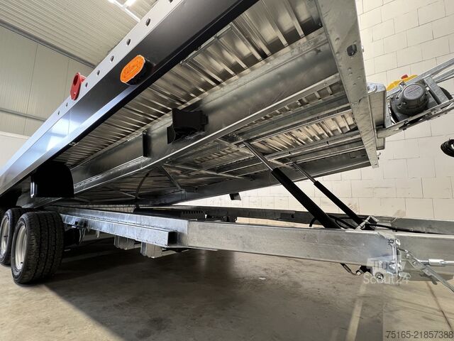 Car carrier van Vezeko Jumbo Light 35.56 E-Winde Autotransporter