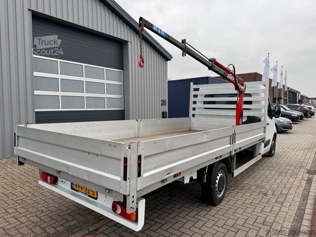 Sunkvežimis su platforma ir kranu Opel Movano