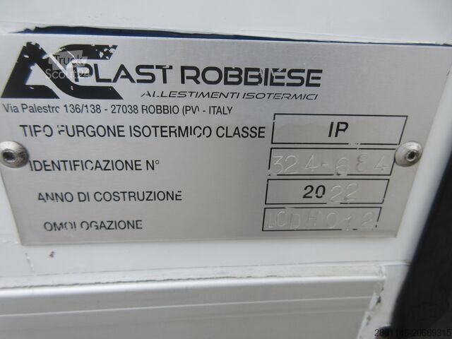 Kyld skåpbil -20 GRADER MED PANELER MERCEDES SPRINTER 415CDI FURGONE ISOTERMICO