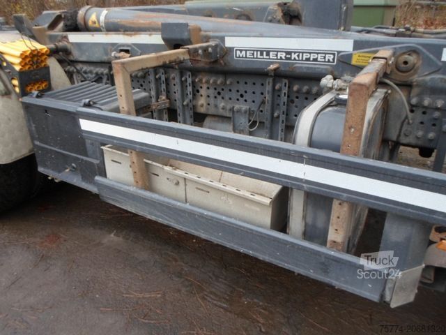 Kanca kasalı yük kamyonu (roll-off) MERCEDES-BENZ 2545 L/ Meiller Abroller/ Lenkachse