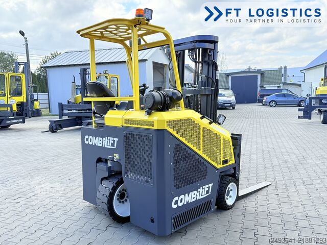Stivuitor cu patru direcții Combilift CB2500 GAS TRIPLEX 4900 FORK POSITIONER