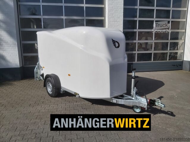 Rimorchio per auto Cheval Liberté Cargo 1300 Debon aero 1300 Pullman Heckrampe direkt