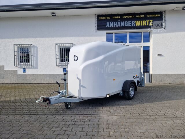 Rimorchio per auto Cheval Liberté Cargo 1300 Debon aero 1300 Pullman Heckrampe direkt