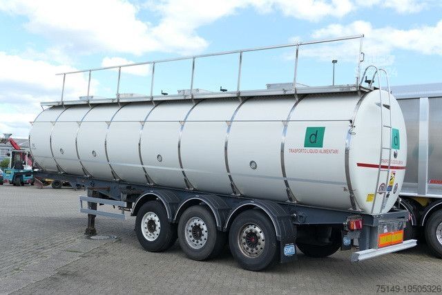 Semirimorchio cisterna MENCI SA 105/Lebensmittel Tank 32 cbm./12x auf Lager!