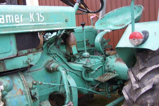 Tractor KRAMER K15*MITFUNKTIONSTÜCHTIGEMMÄHWERK