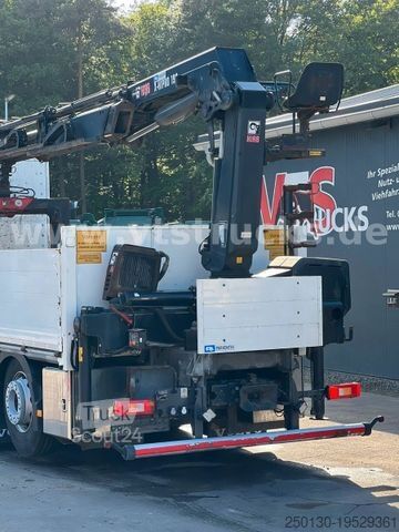 Lastbil med flak VOLVO FH 420 6x2 Pritsche+HIAB Ladekran Lenk-/Lift EU6